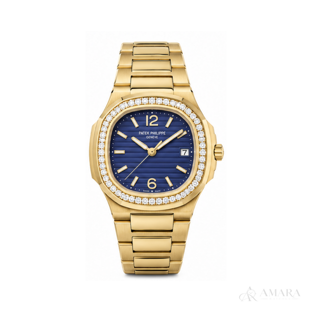 Patek Philippe Nautilus – Gold-Tone & Blue - View 1