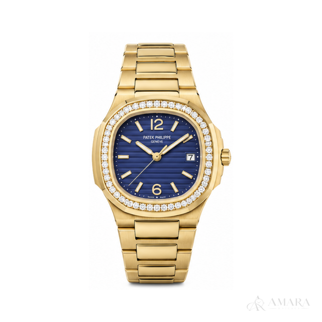 Patek Philippe Nautilus – Gold-Tone & Blue - View 1