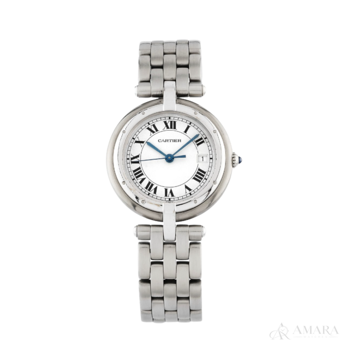 Cartier Panthère Ladies Watch – White Gold Tone