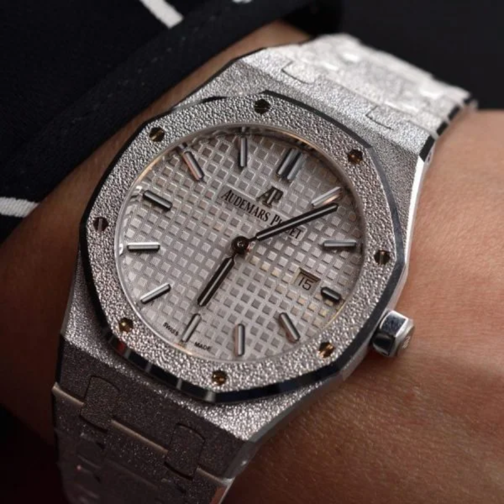 Audemars Piguet Royal Oak Mini Frosted White Quartz
