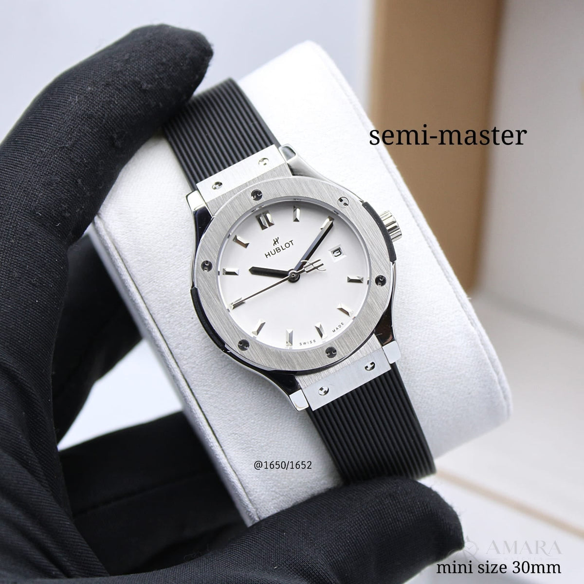 Hublot Classic Fusion Ladies Watch – Titanium Tone & Opaline Dial - view 5