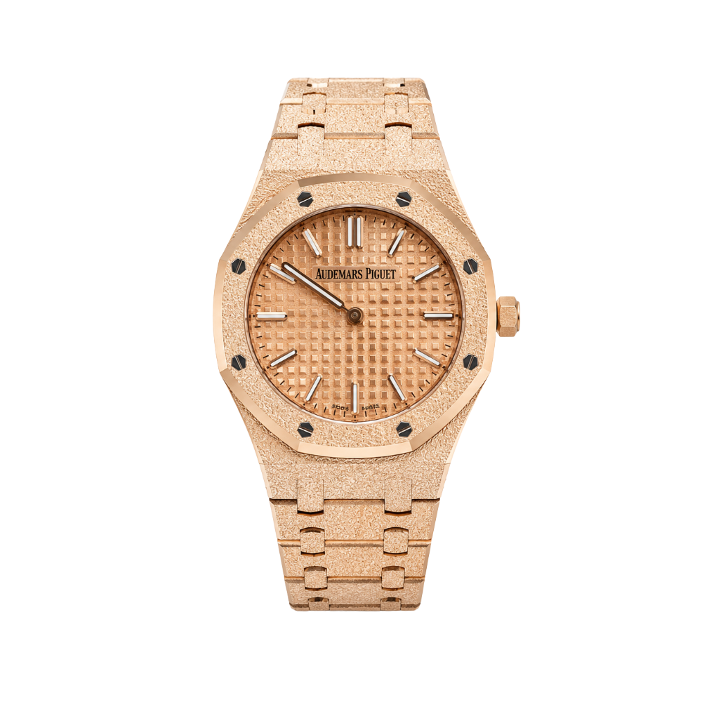 Audemars Piguet Royal Oak Mini Frosted Rose Gold Quartz