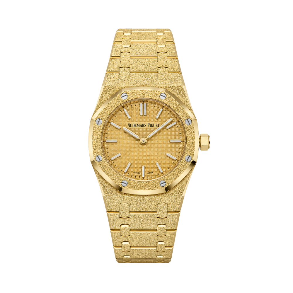 Audemars Piguet Royal Oak Mini Frosted Gold Quartz