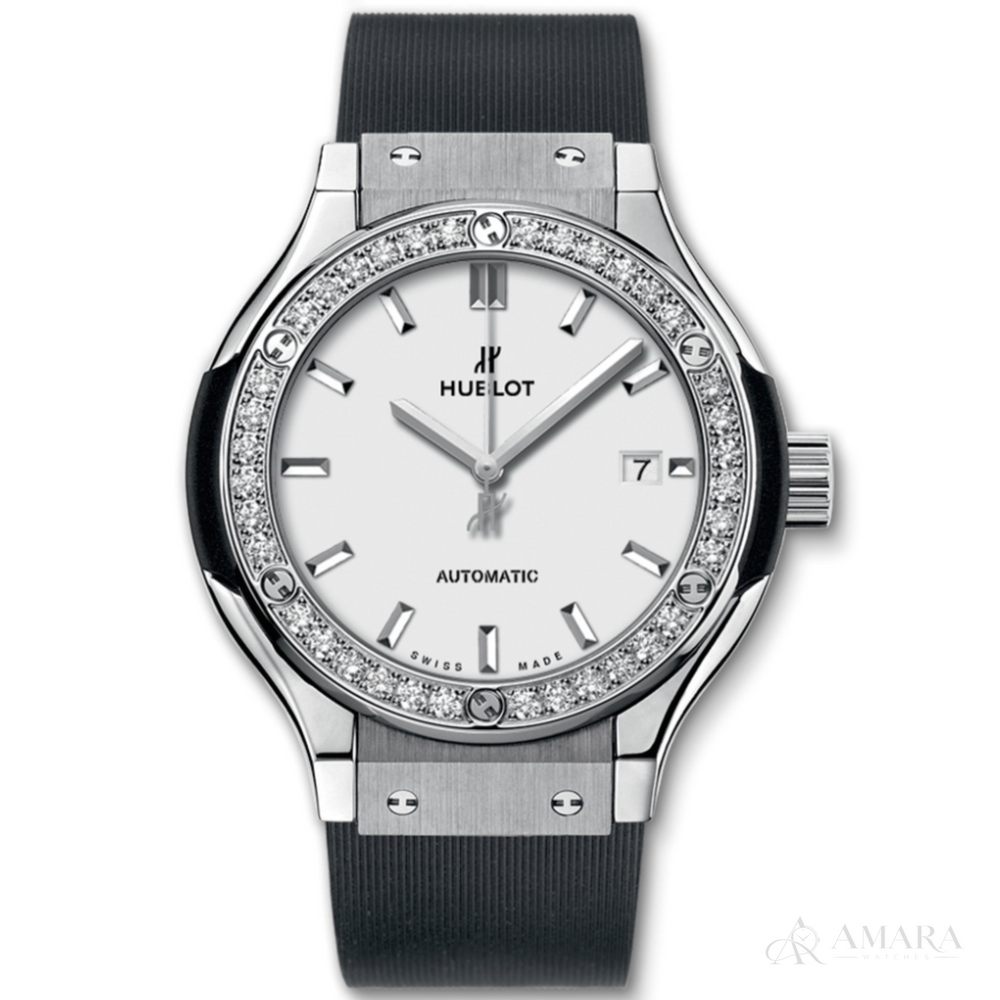 Hublot Classic Fusion Ladies Watch – White Diamond Dial