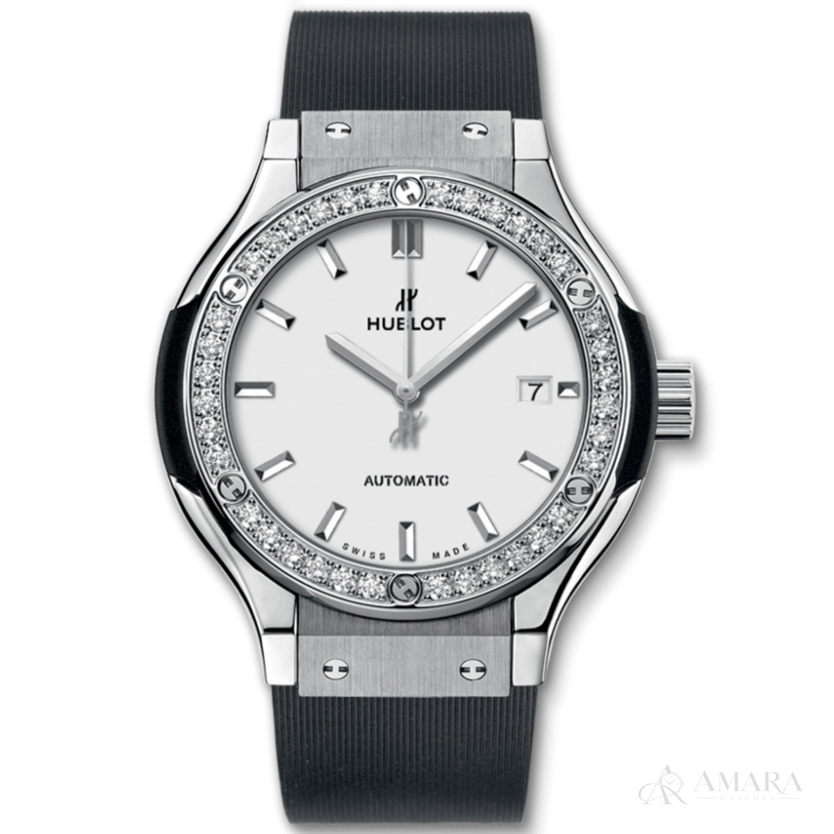 Hublot Classic Fusion Ladies Watch – White Diamond Dial
