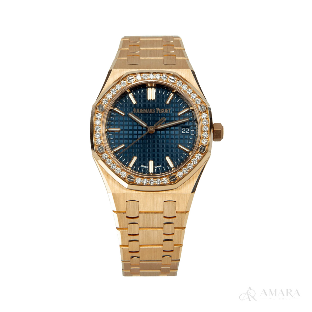 Audemars Piguet Royal Oak – Gold-Tone & Royal Blue - View 1