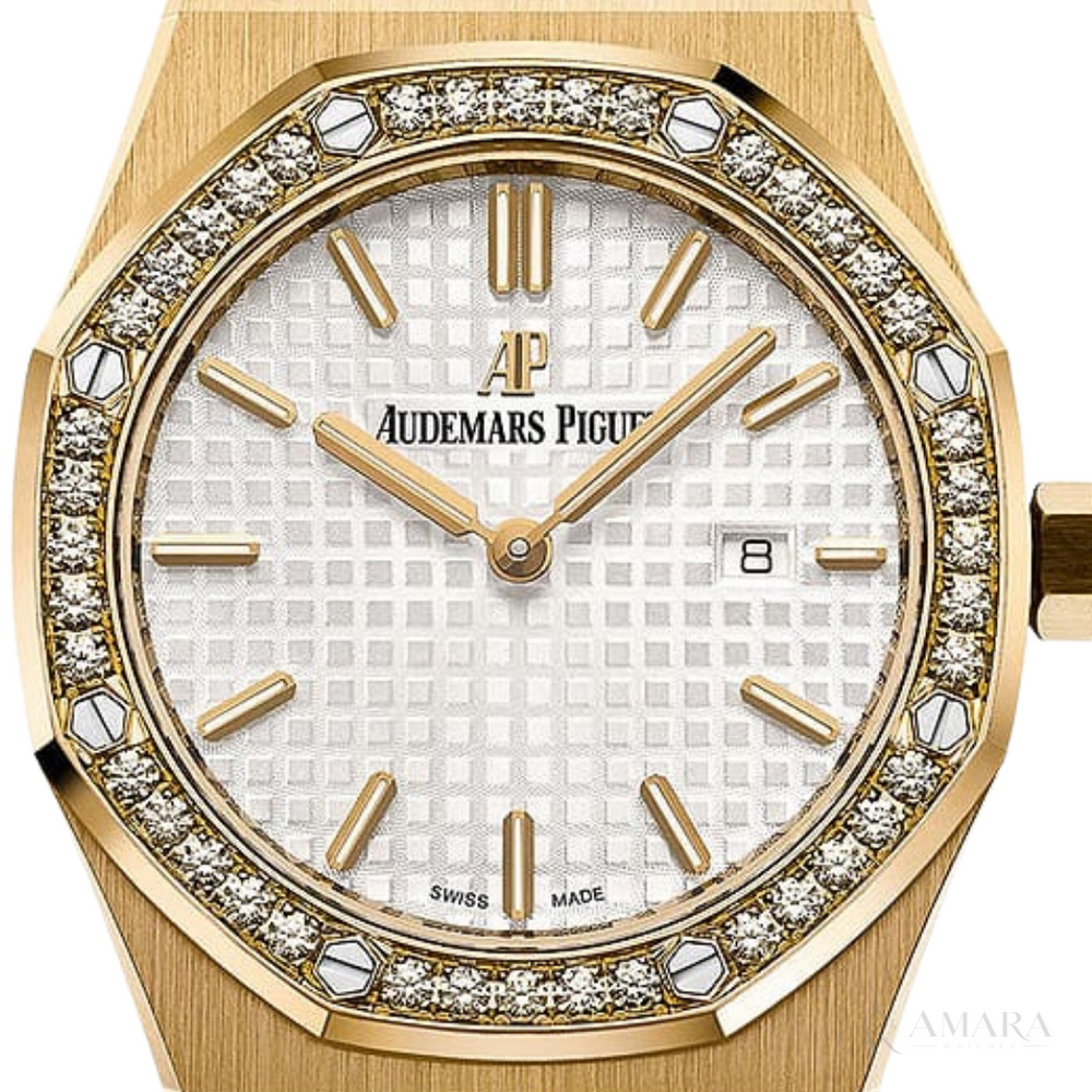 Audemars Piguet Royal Oak – Gold-Tone & Off White - View 2