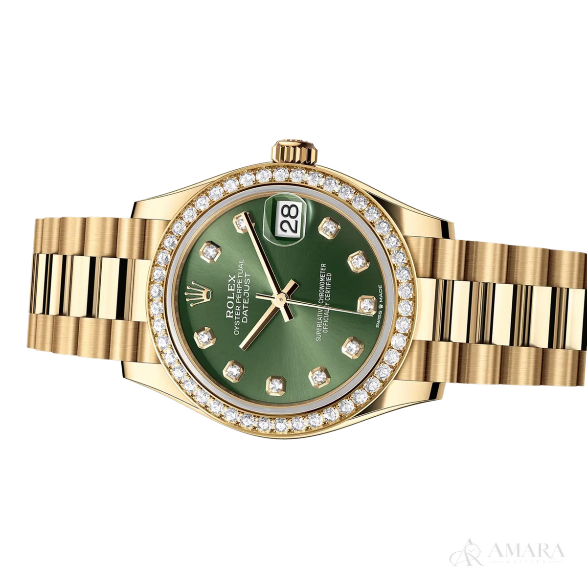 Rolex Lady-Datejust – Olive Green Dial - view 3