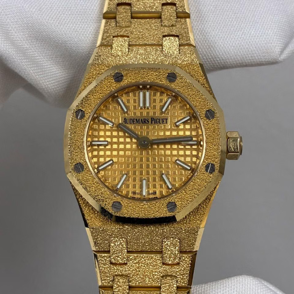 Audemars Piguet Royal Oak Mini Frosted Gold Quartz