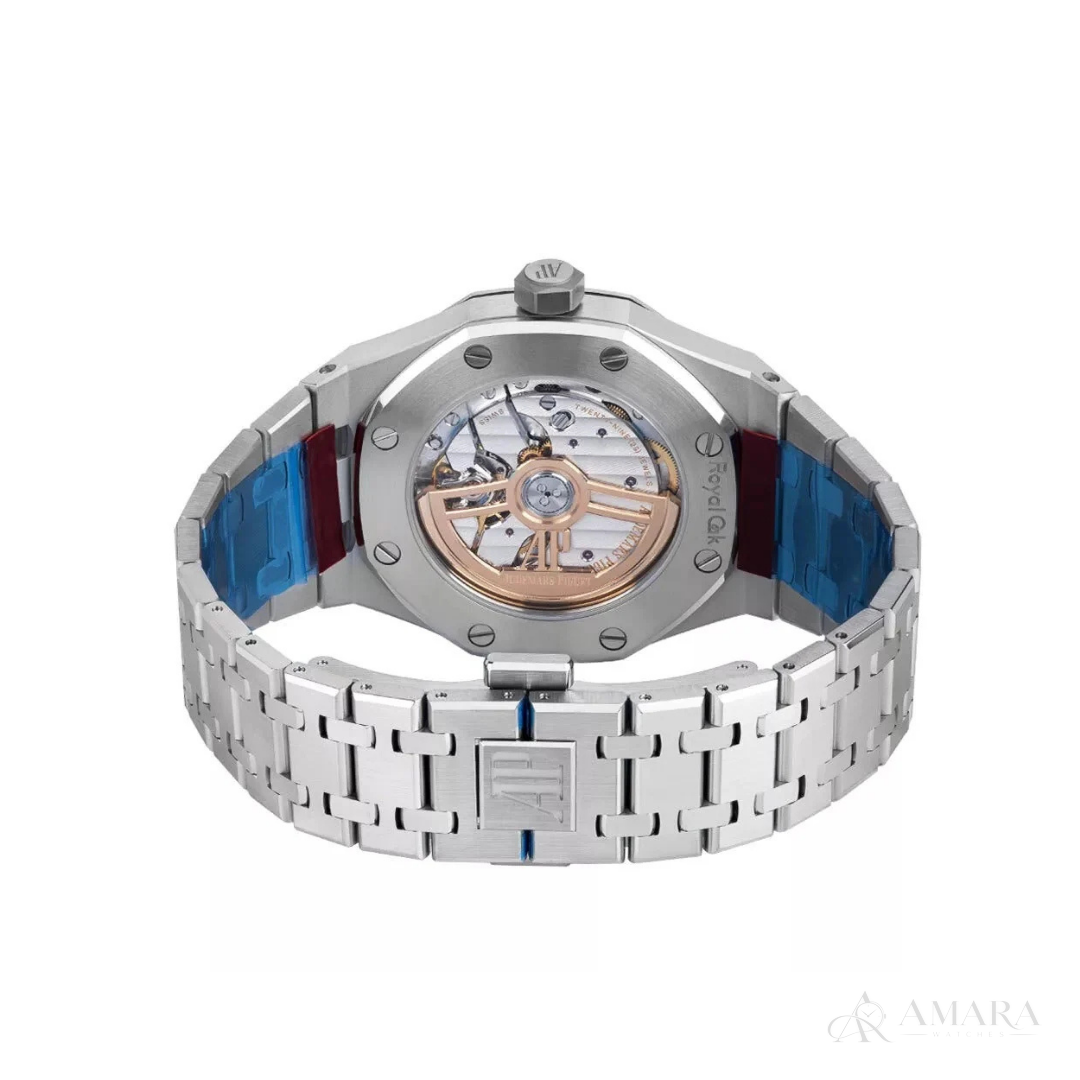 Audemars Piguet Royal Oak – Silver & Royal Blue - View 3