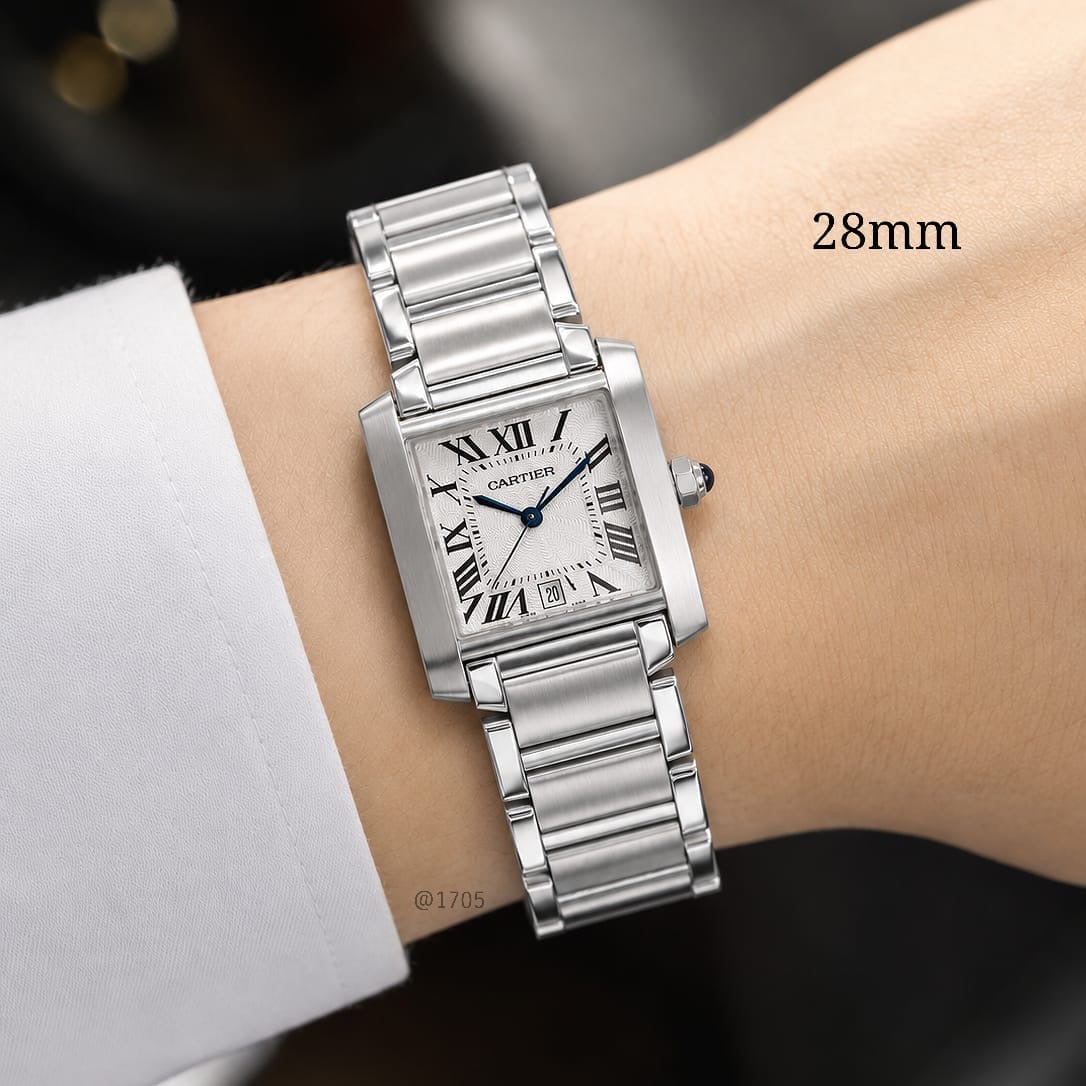 Cartier Tank Française Ladies Watch – Silver Tone - view 5