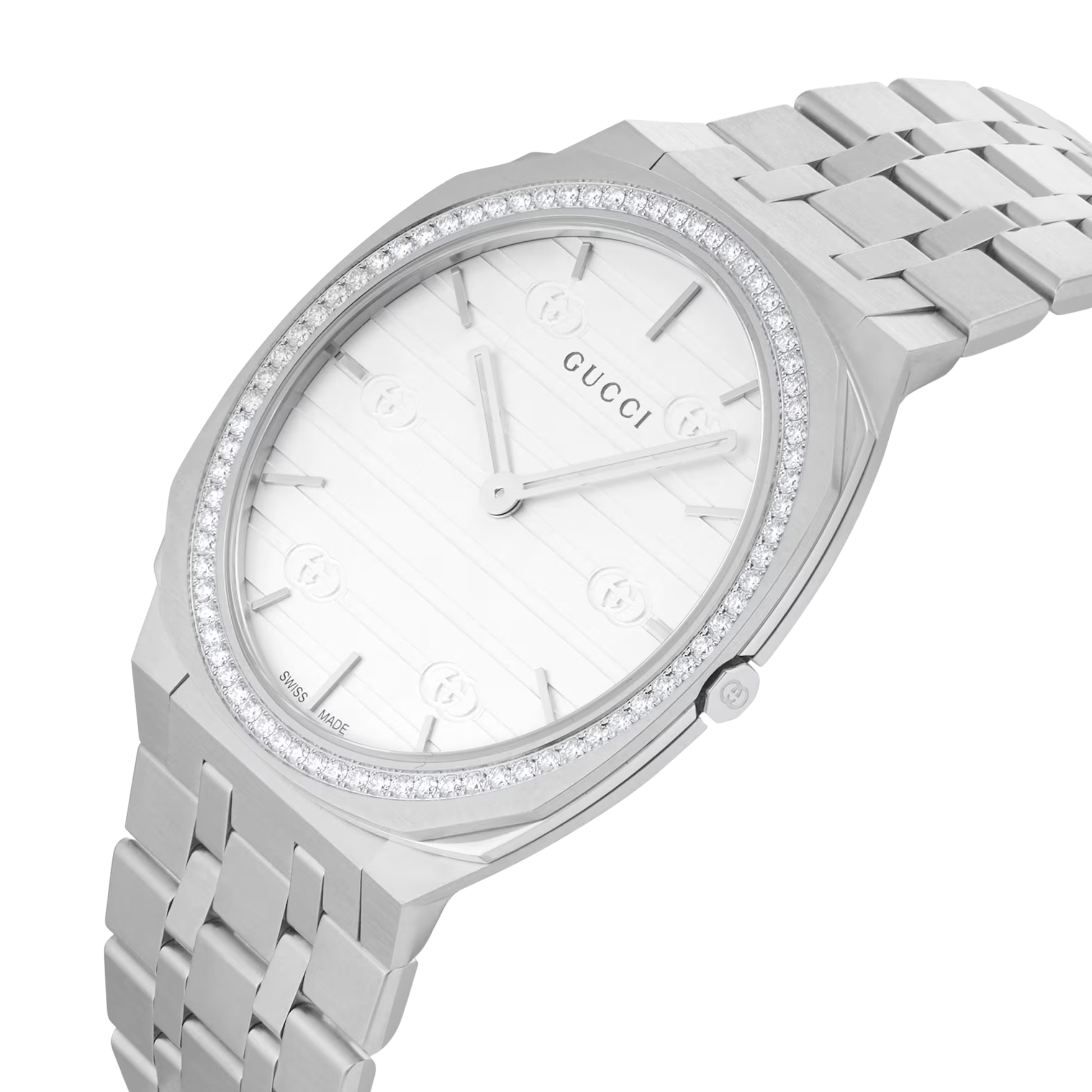 Gucci 25H Ladies Watch – Silver Tone - view 3