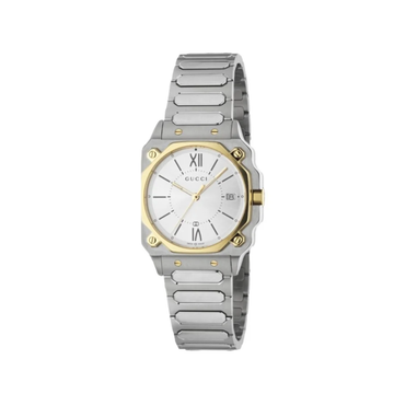 Gucci G-Flat Ladies Watch – Two Tone