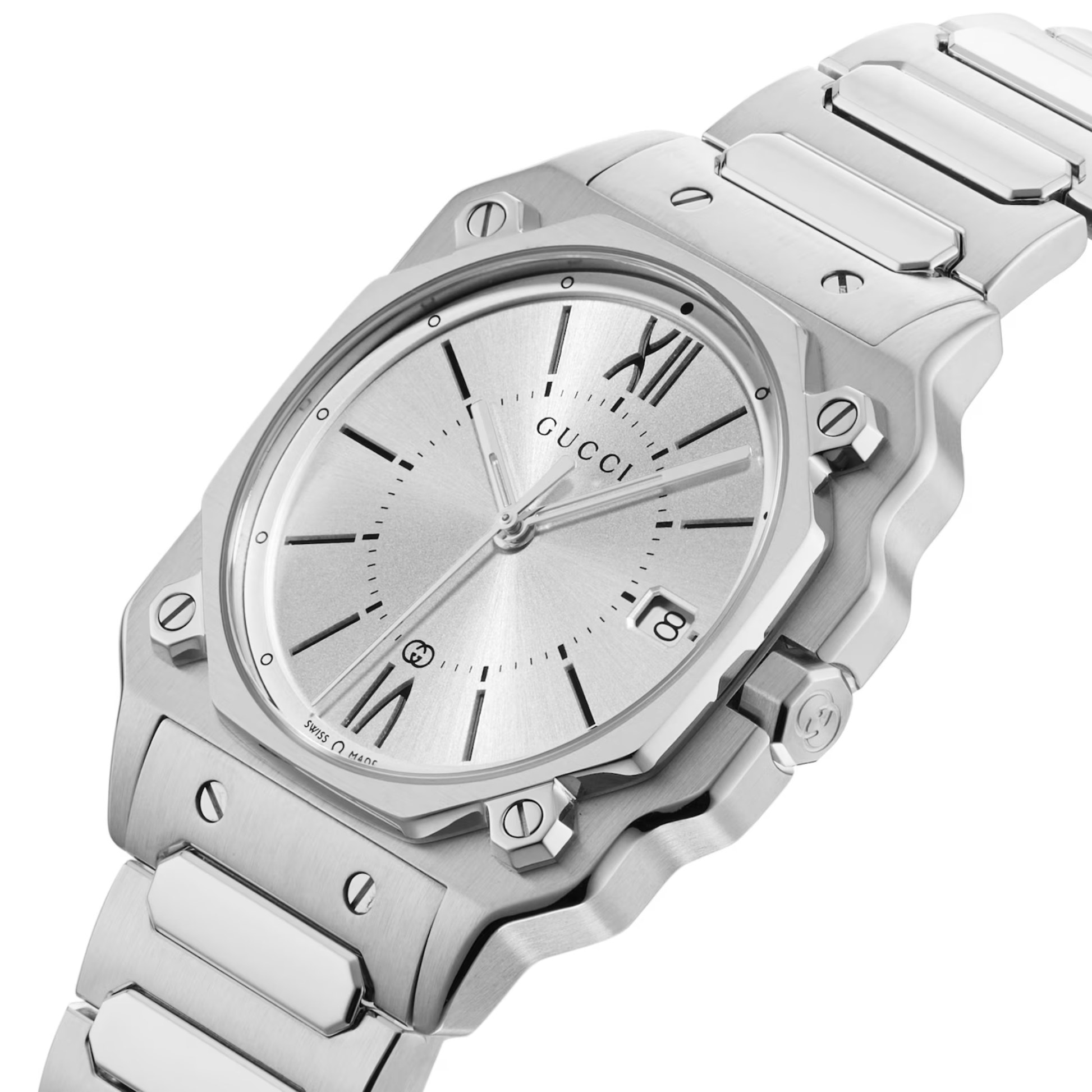 Gucci G-Flat Ladies Watch – Silver Dial - view 3