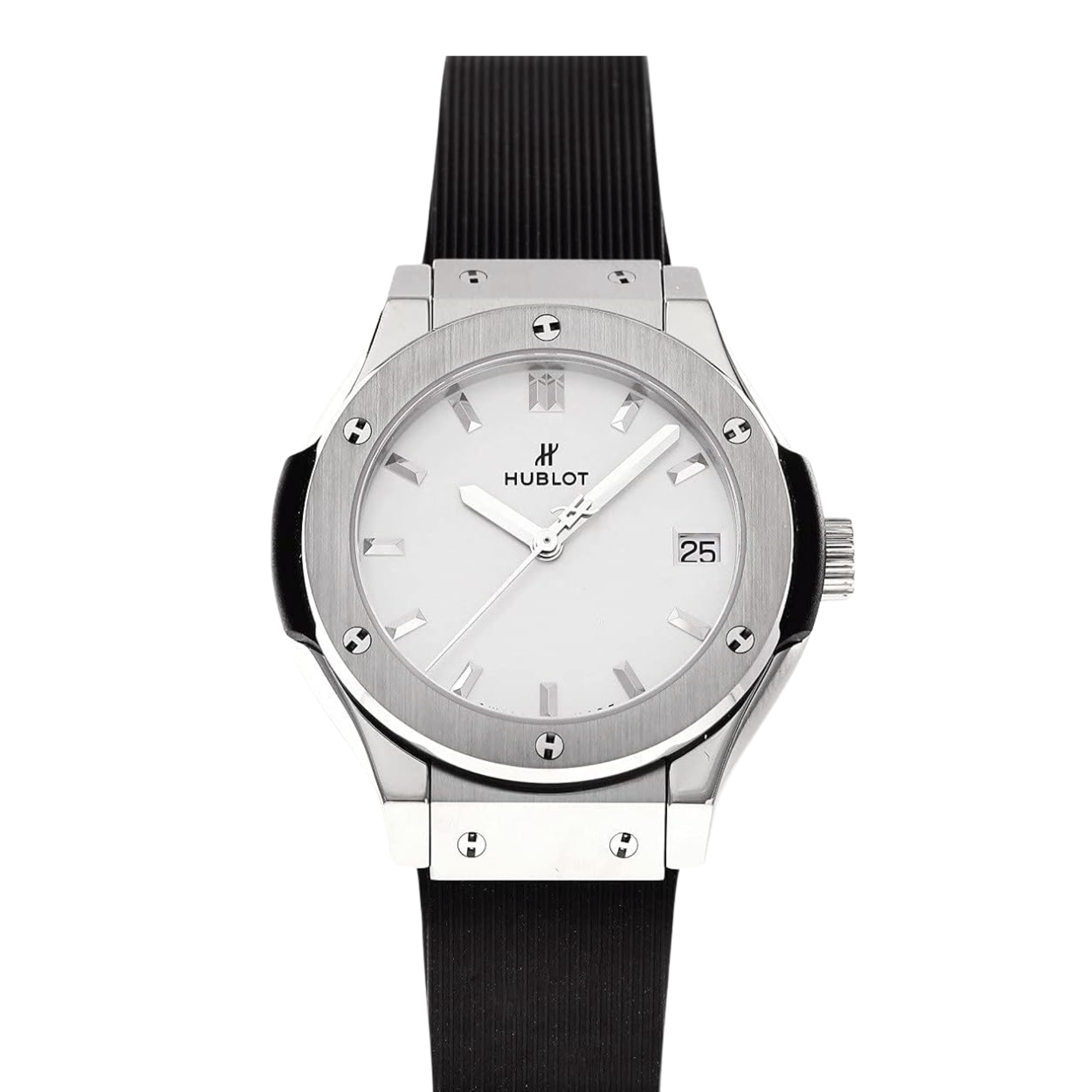 Hublot Classic Fusion Ladies Watch – Titanium Tone & Opaline Dial