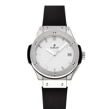 Hublot Classic Fusion Ladies Watch – Titanium Tone & Opaline Dial
