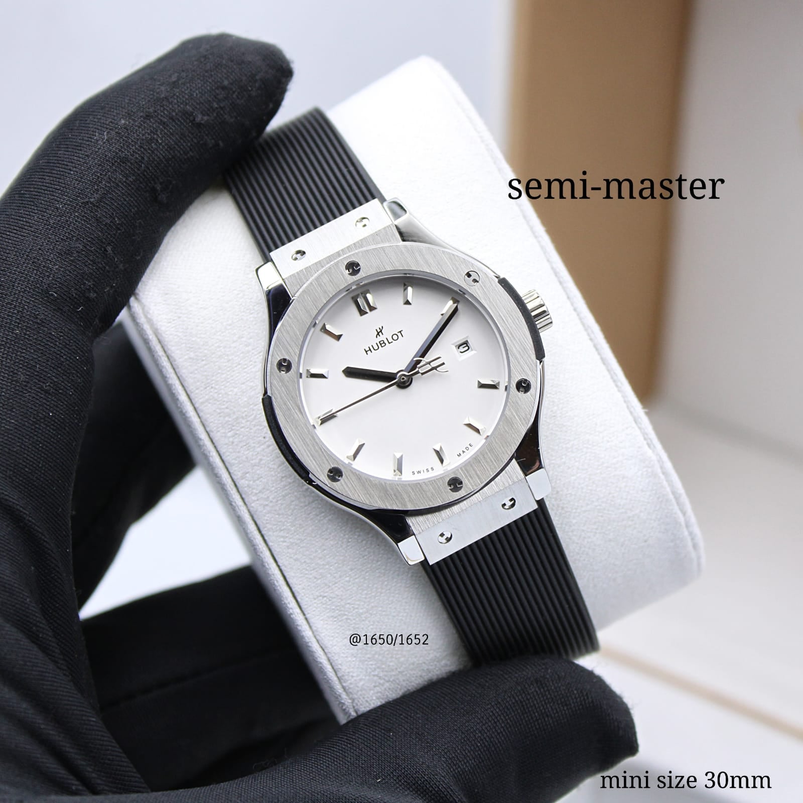 Hublot Classic Fusion Ladies Watch – Titanium Tone & Opaline Dial - view 5