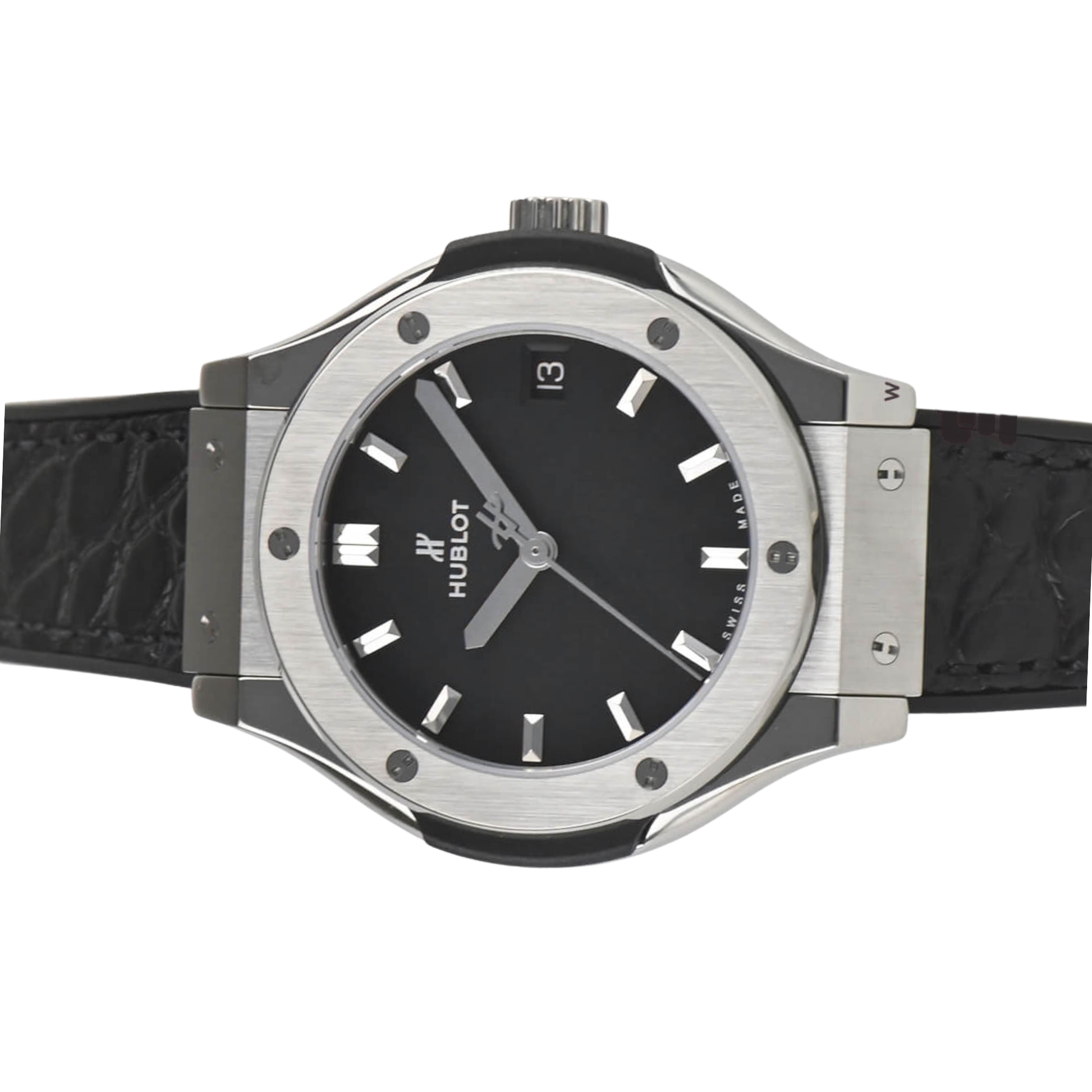 Hublot Classic Fusion Ladies Watch – White Dial & Leather Strap - view 2
