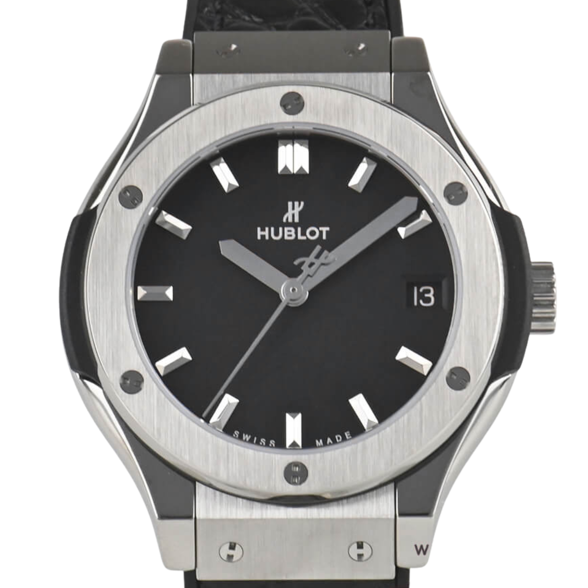 Hublot Classic Fusion Ladies Watch – White Dial & Leather Strap - view 4