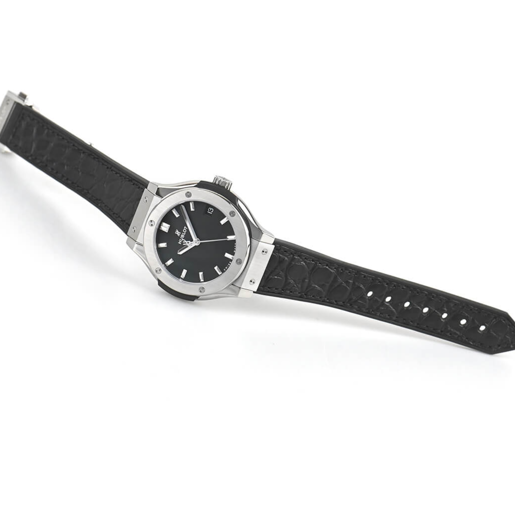 Hublot Classic Fusion Ladies Watch – White Dial & Leather Strap - view 6