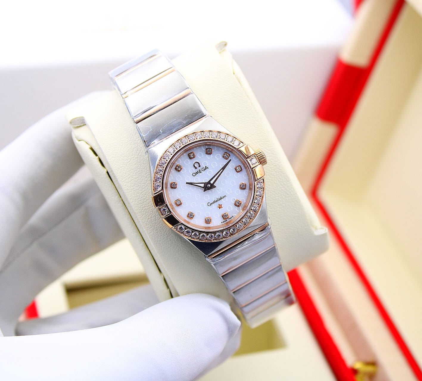 Omega Constellation Ladies Watch – Two Tone - view 6