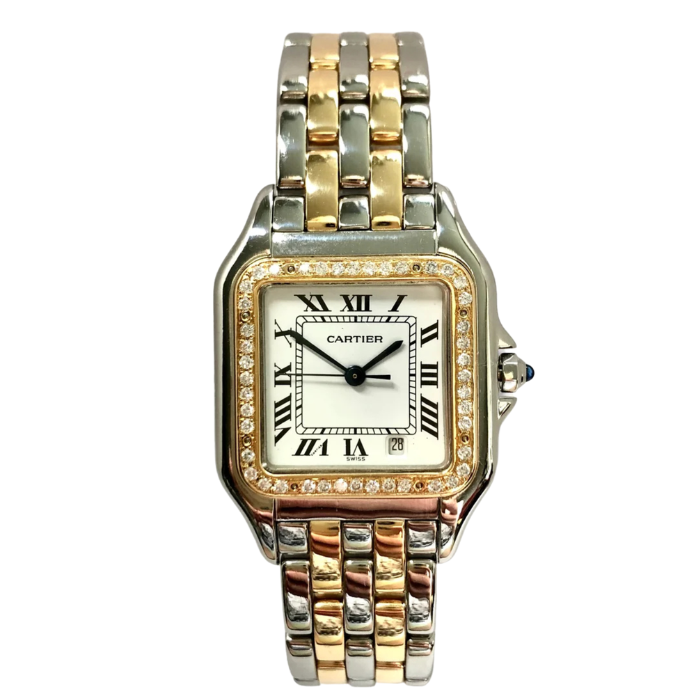 Cartier Panthère Ladies Watch – Two Tone & Diamond Detail