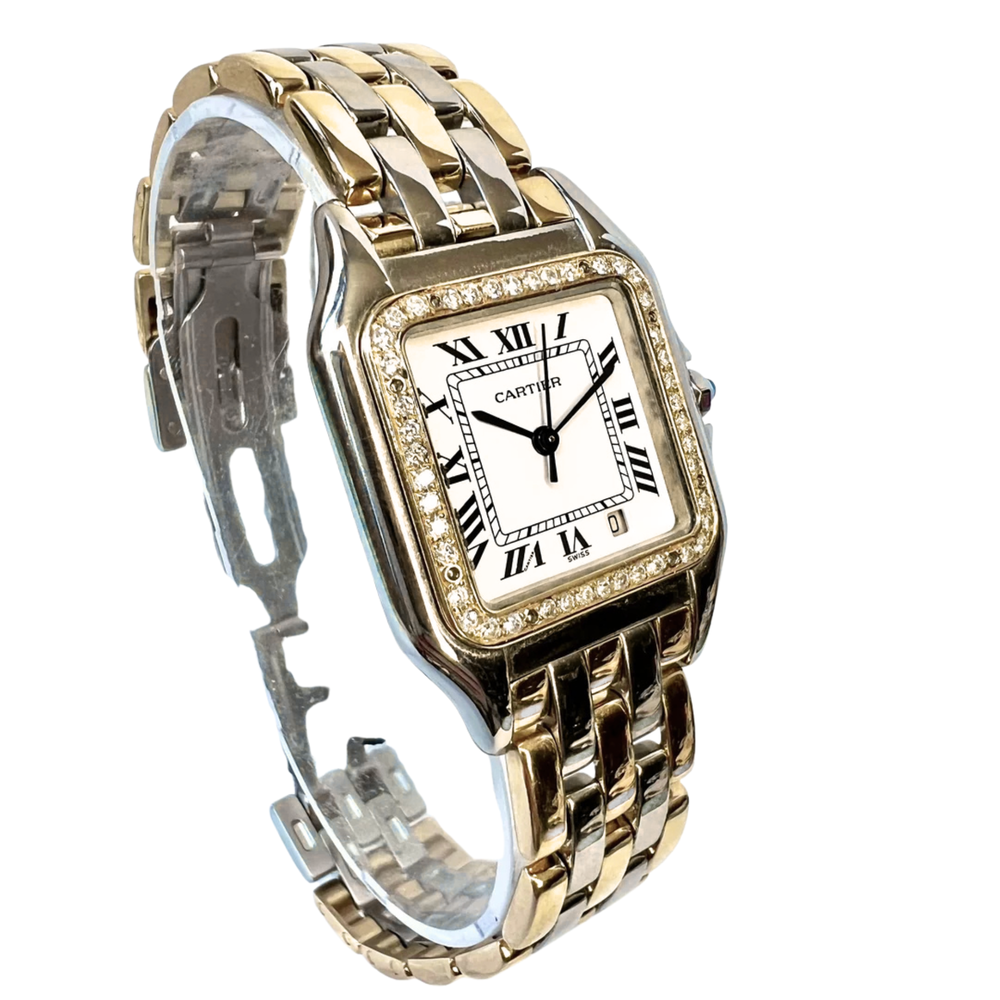Cartier Panthère Ladies Watch – Two Tone & Diamond Detail - view 2