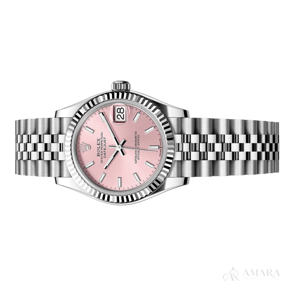 Rolex Lady-Datejust – Pink Dial, White Gold Tone - view 2