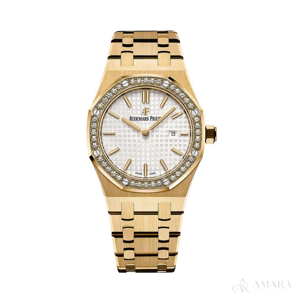 Audemars Piguet Royal Oak – Gold-Tone & Off White - View 1