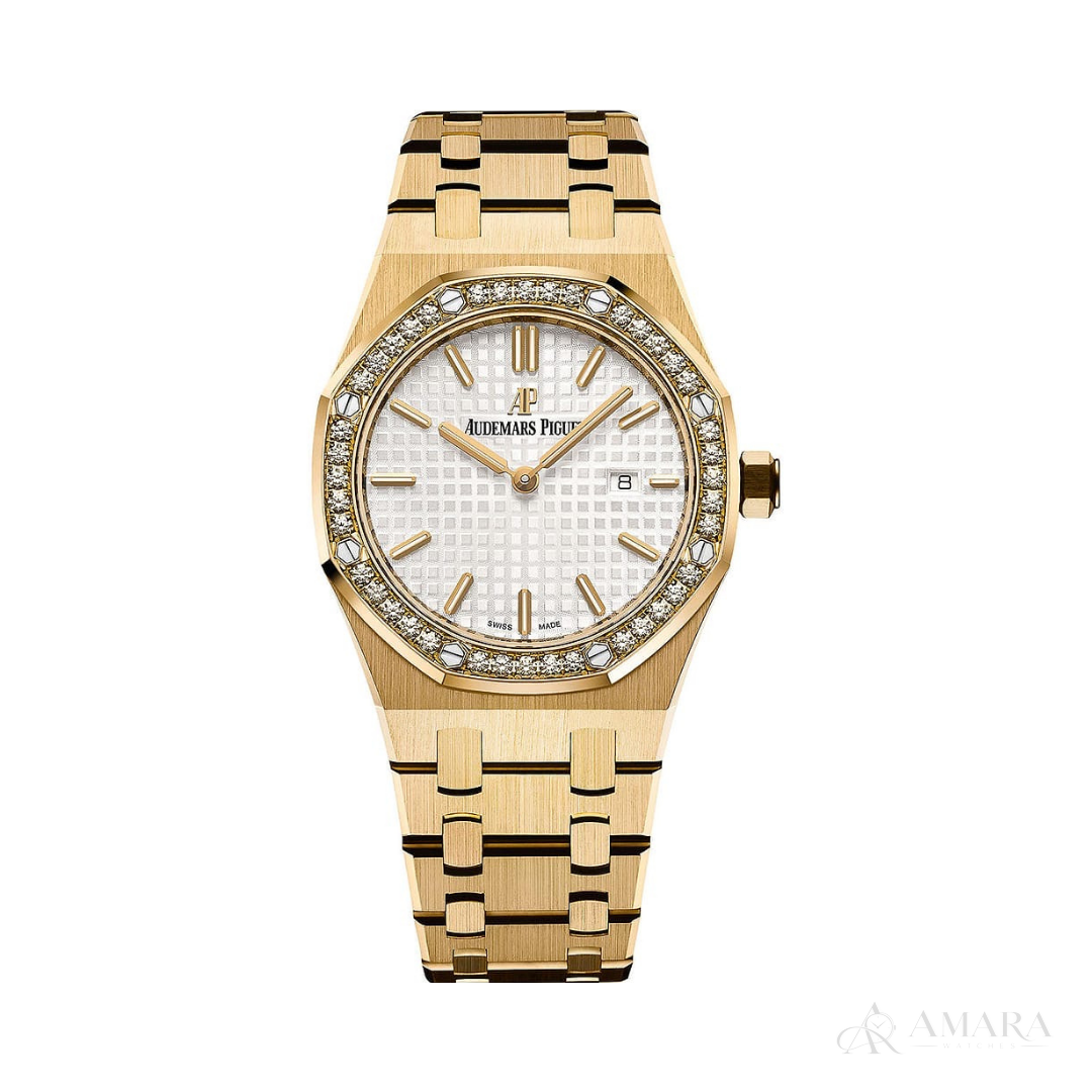 Audemars Piguet Royal Oak – Gold-Tone & Off White - View 1