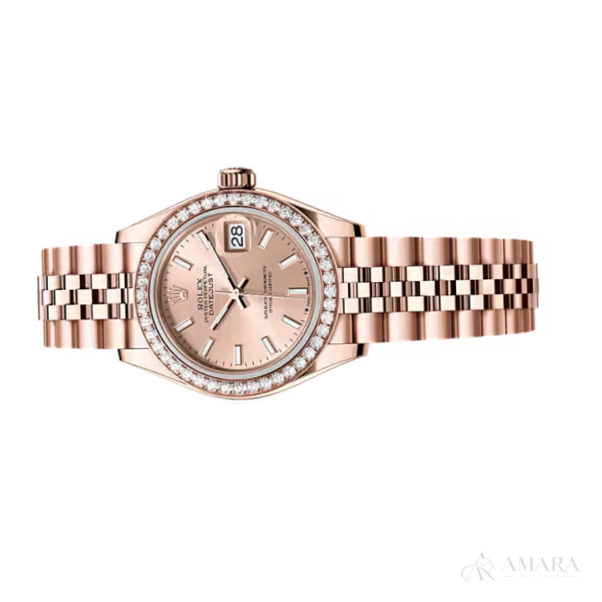 Rolex Lady-Datejust – Everose Gold Tone - view 3