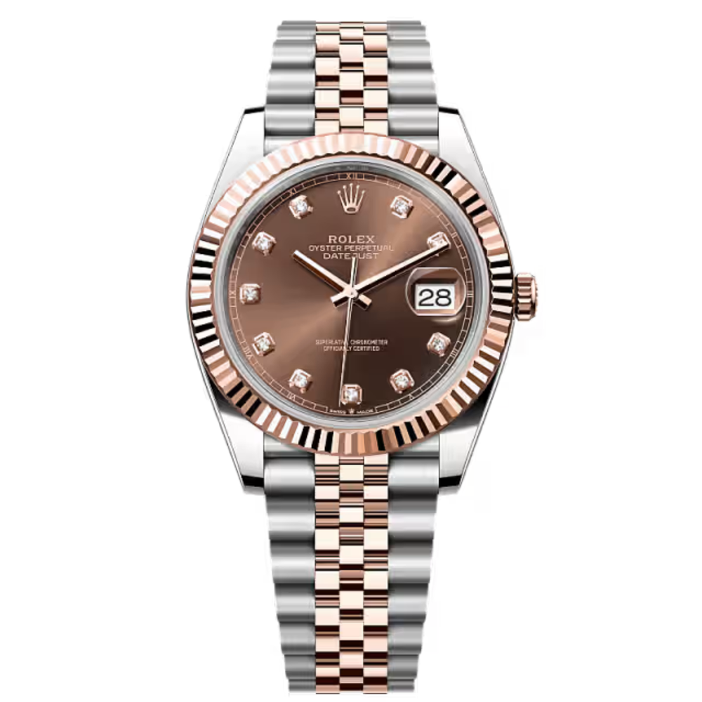 Rolex Lady-Datejust – Everose Two Tone & Chocolate Dial