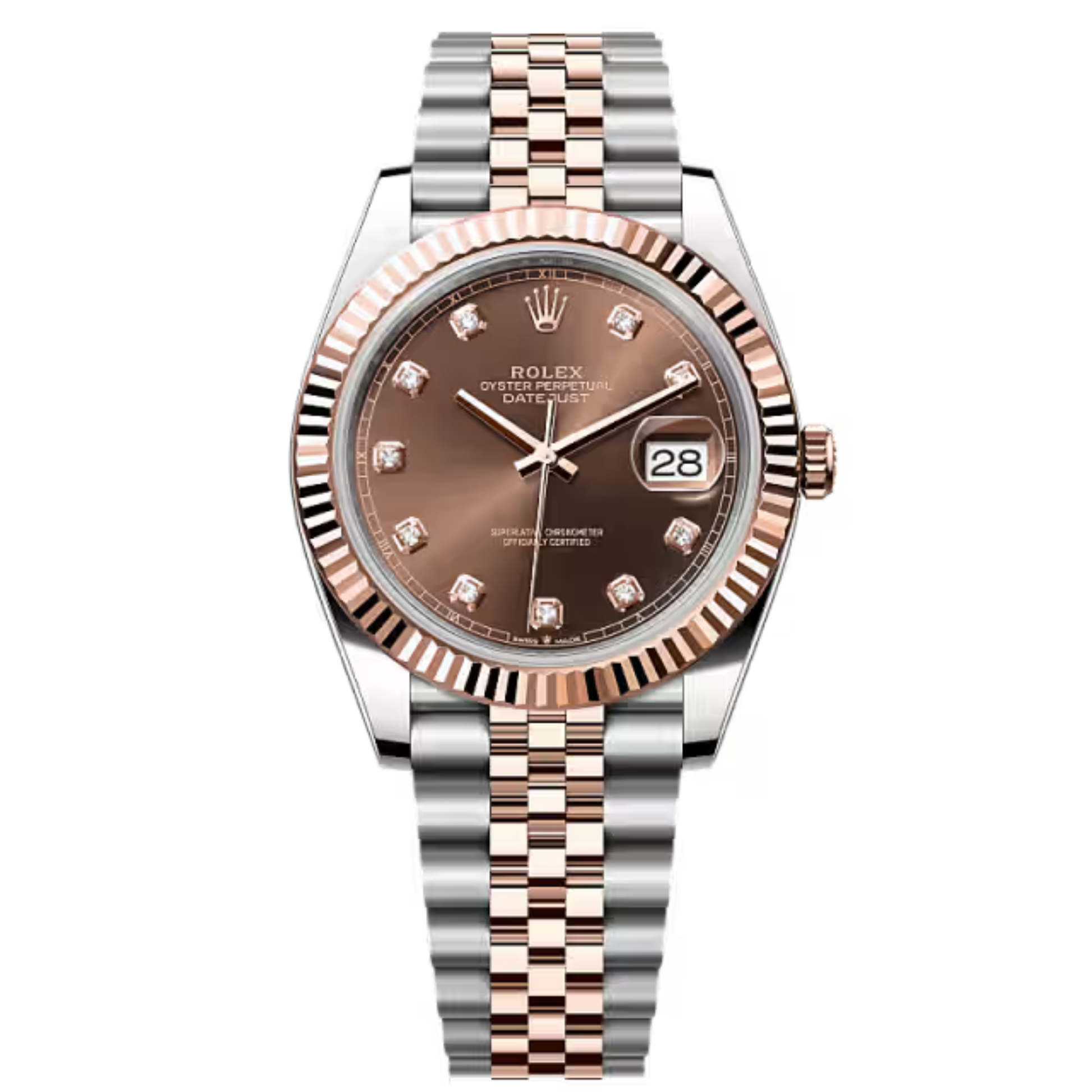 Rolex Lady-Datejust – Everose Two Tone & Chocolate Dial