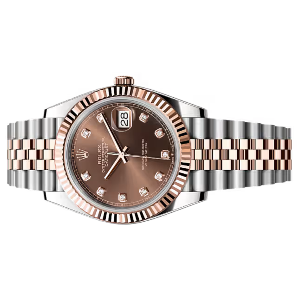 Rolex Lady-Datejust – Everose Two Tone & Chocolate Dial - view 2