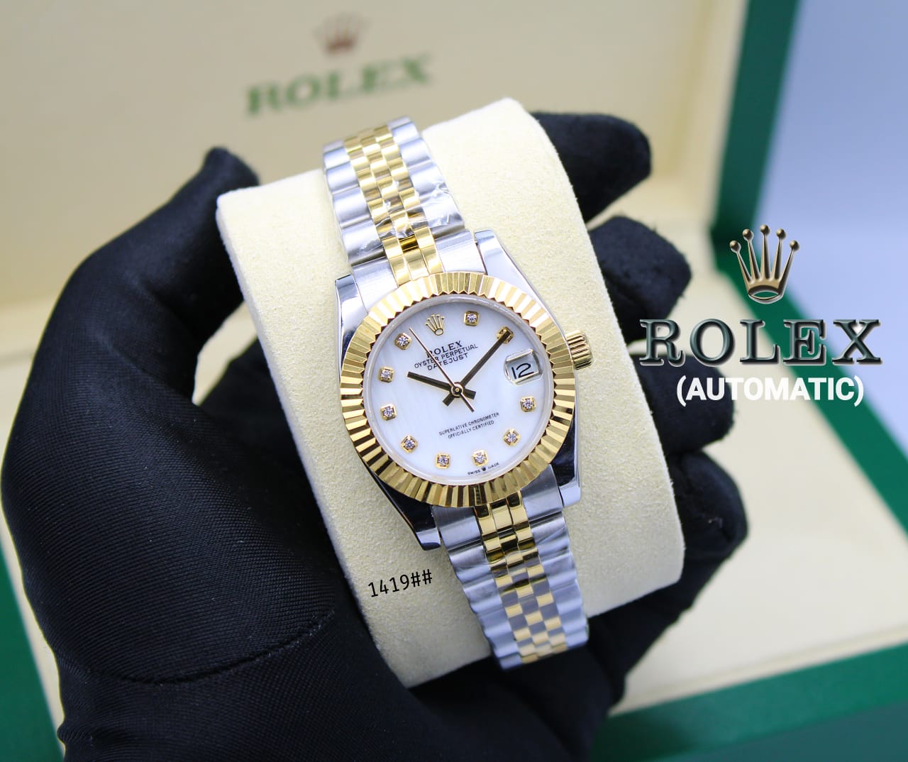 Rolex Lady-Datejust – Two Tone & Mother-of-Pearl Dial - view 6