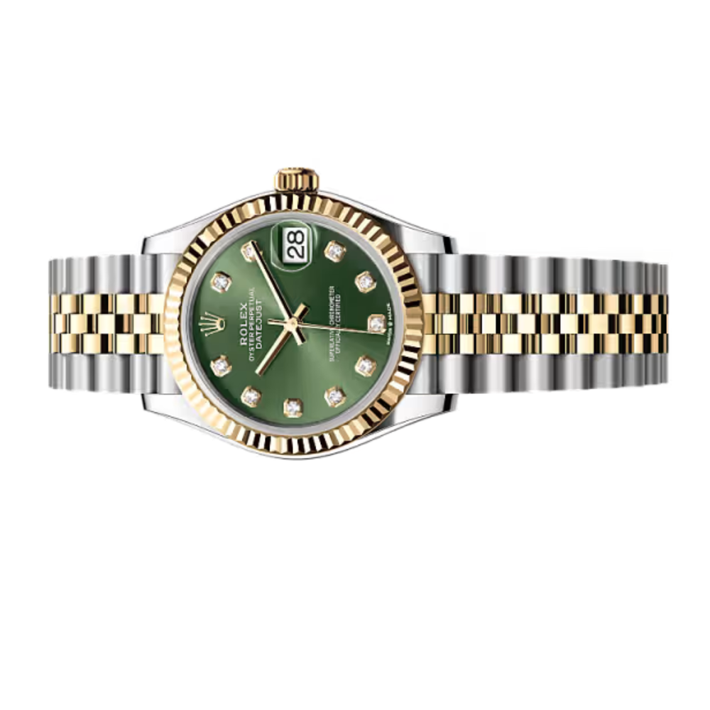 Rolex Lady-Datejust – Green Gem Dial, Two Tone - view 2