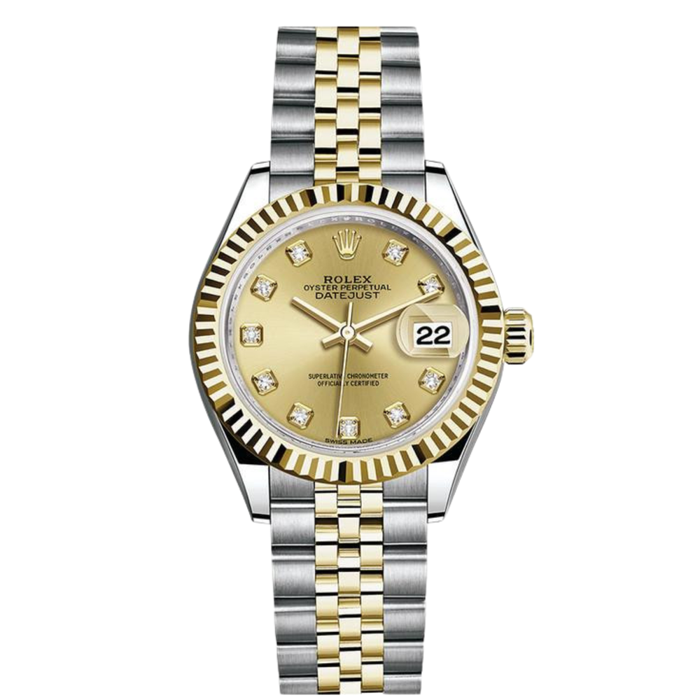 Rolex Lady-Datejust – Two Tone & Champagne Diamond Dial