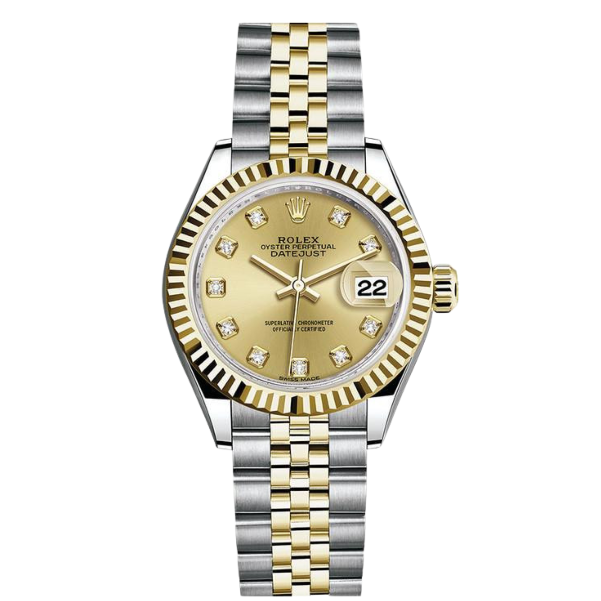 Rolex Lady-Datejust – Two Tone & Champagne Diamond Dial