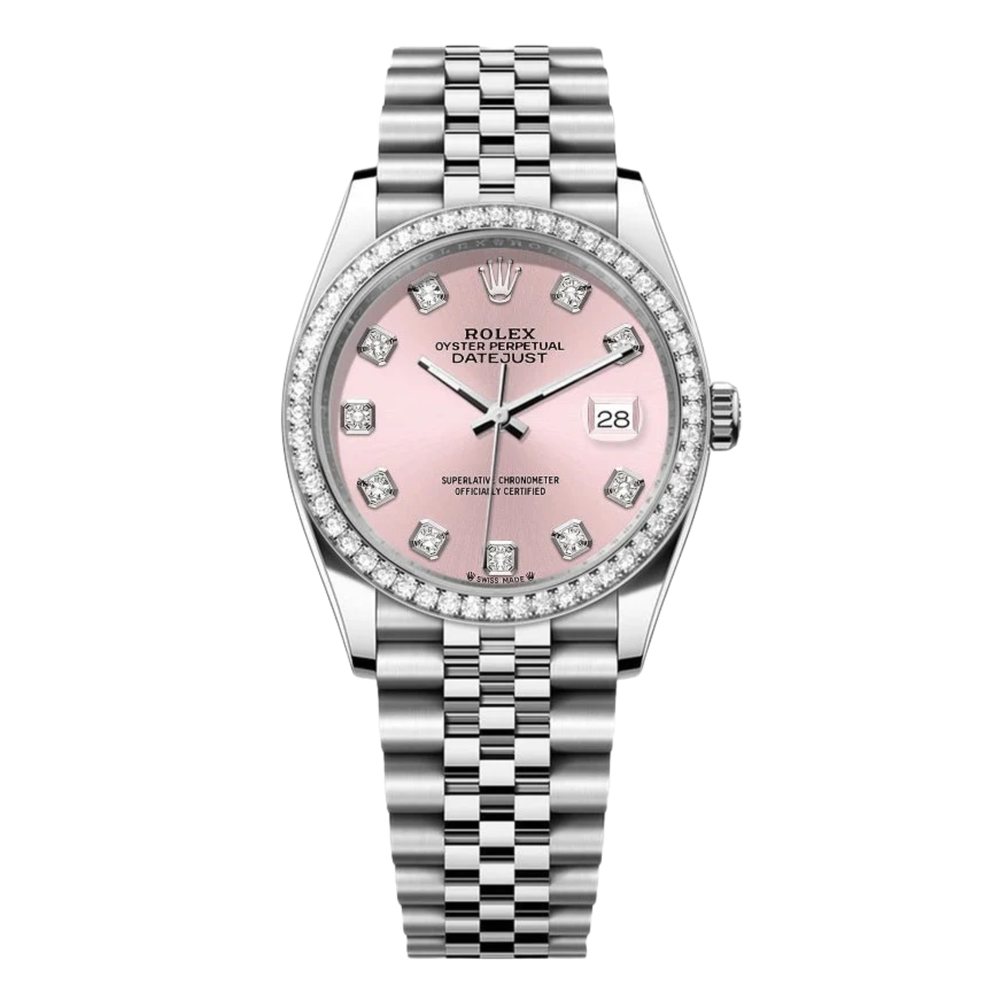 Rolex Lady-Datejust – Pink Dial, Steel Tone