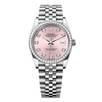 Rolex Lady-Datejust – Pink Dial, Steel Tone