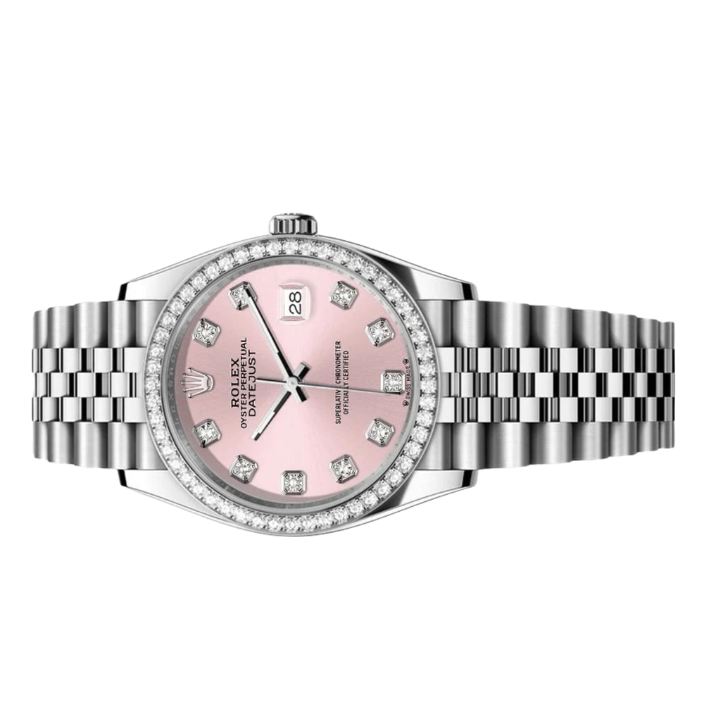 Rolex Lady-Datejust – Pink Dial, Steel Tone - view 2