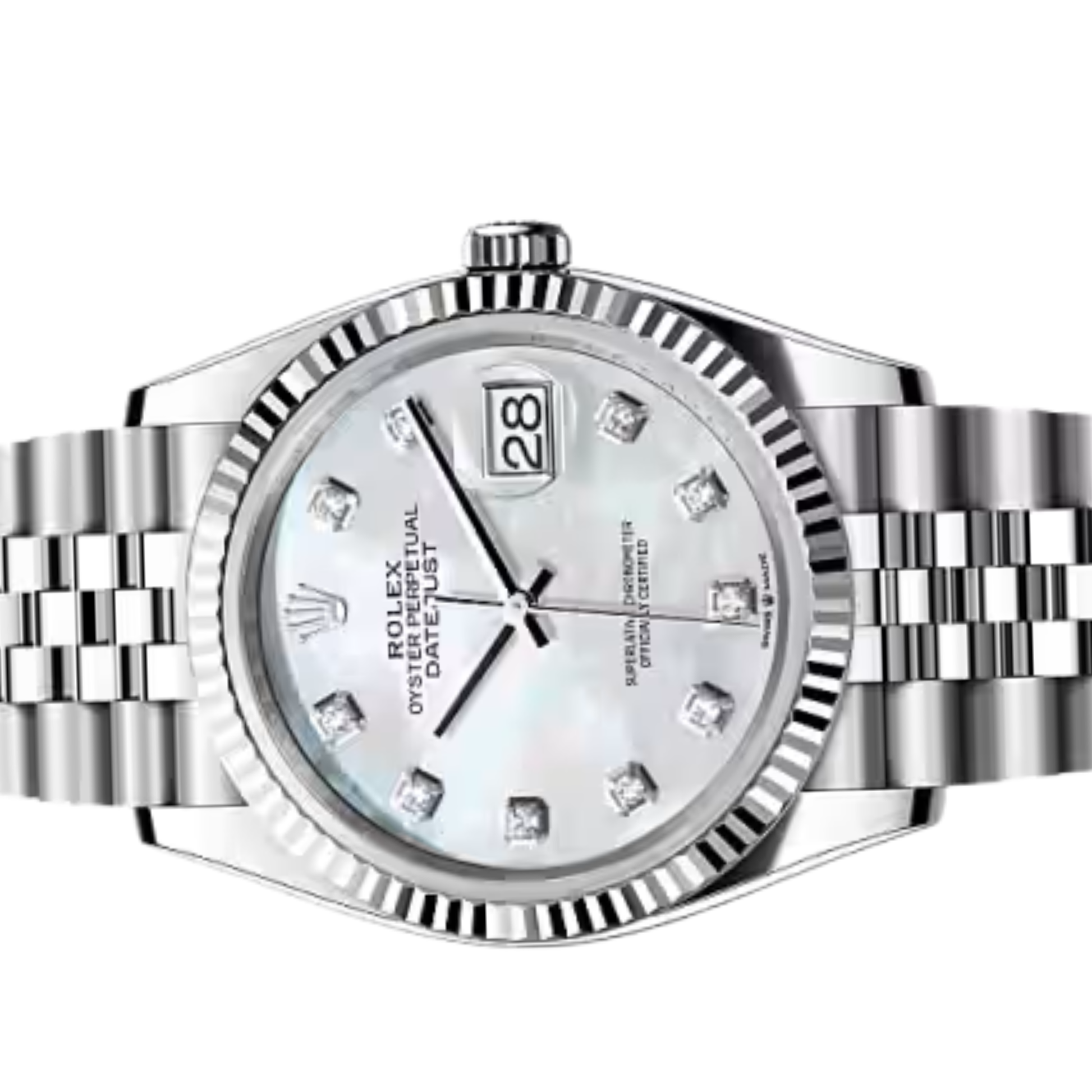 Rolex Lady-Datejust – Mother-of-Pearl Dial & Fluted Bezel - view 4