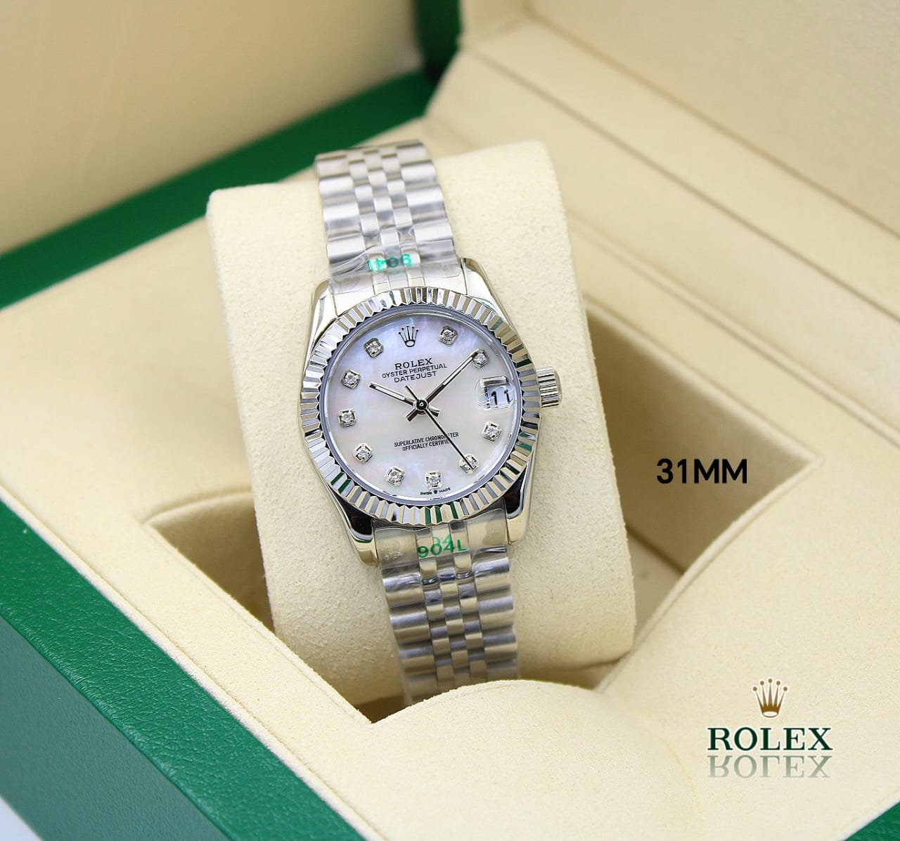 Rolex Lady-Datejust – Mother-of-Pearl Dial & Fluted Bezel - view 5