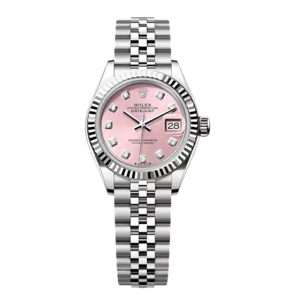Rolex Lady-Datejust – Pink Sunray Dial, Steel Tone