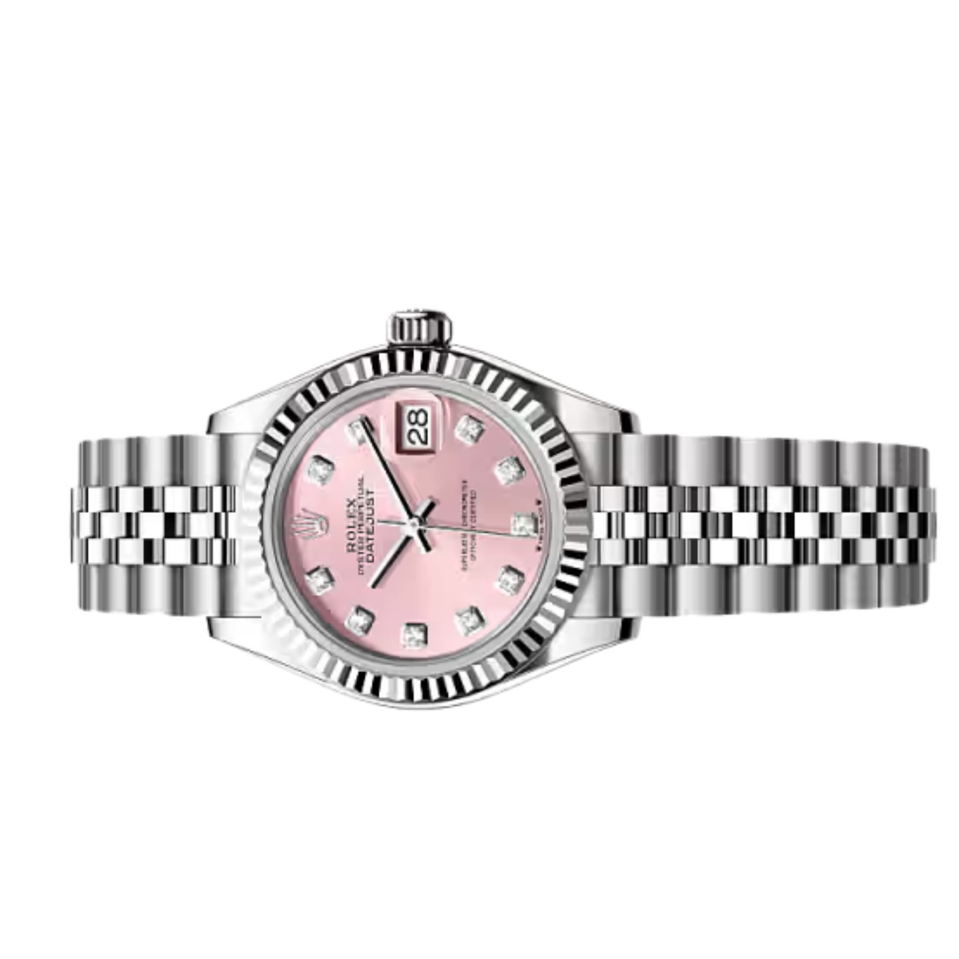 Rolex Lady-Datejust – Pink Sunray Dial, Steel Tone - view 2