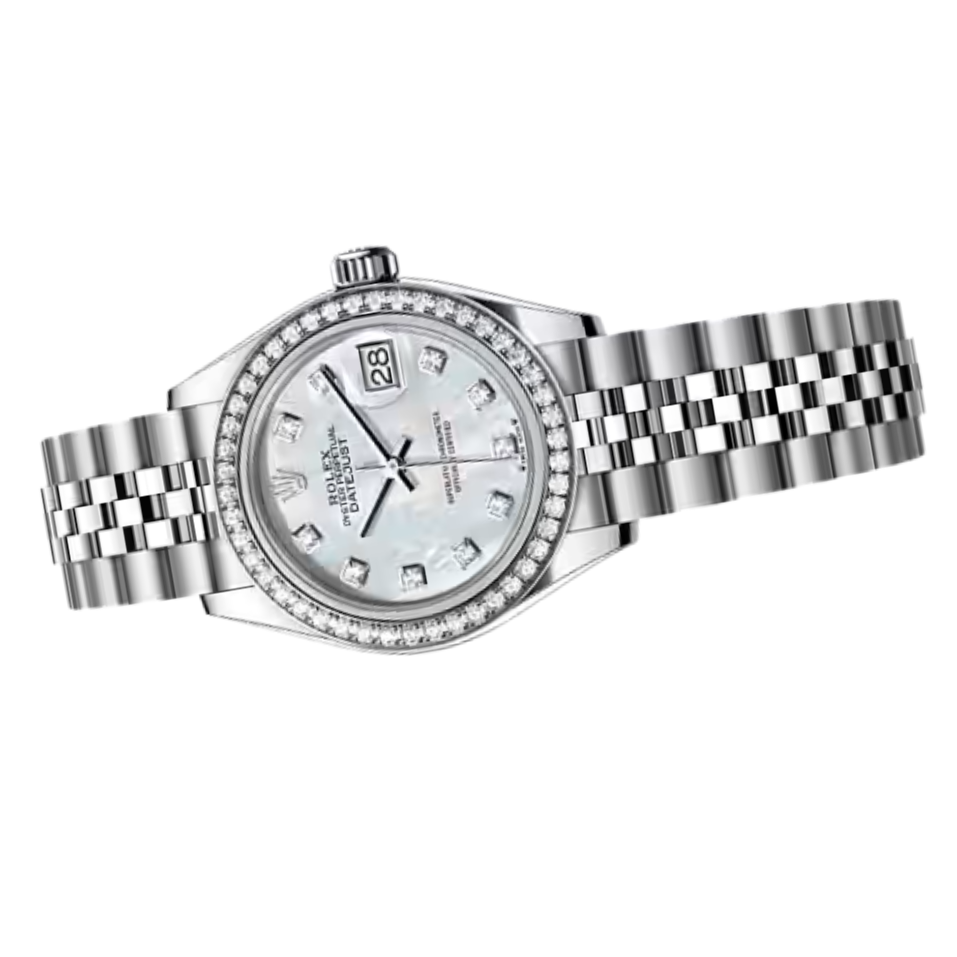 Rolex Lady-Datejust – Mother-of-Pearl Dial & Diamond Bezel - view 2