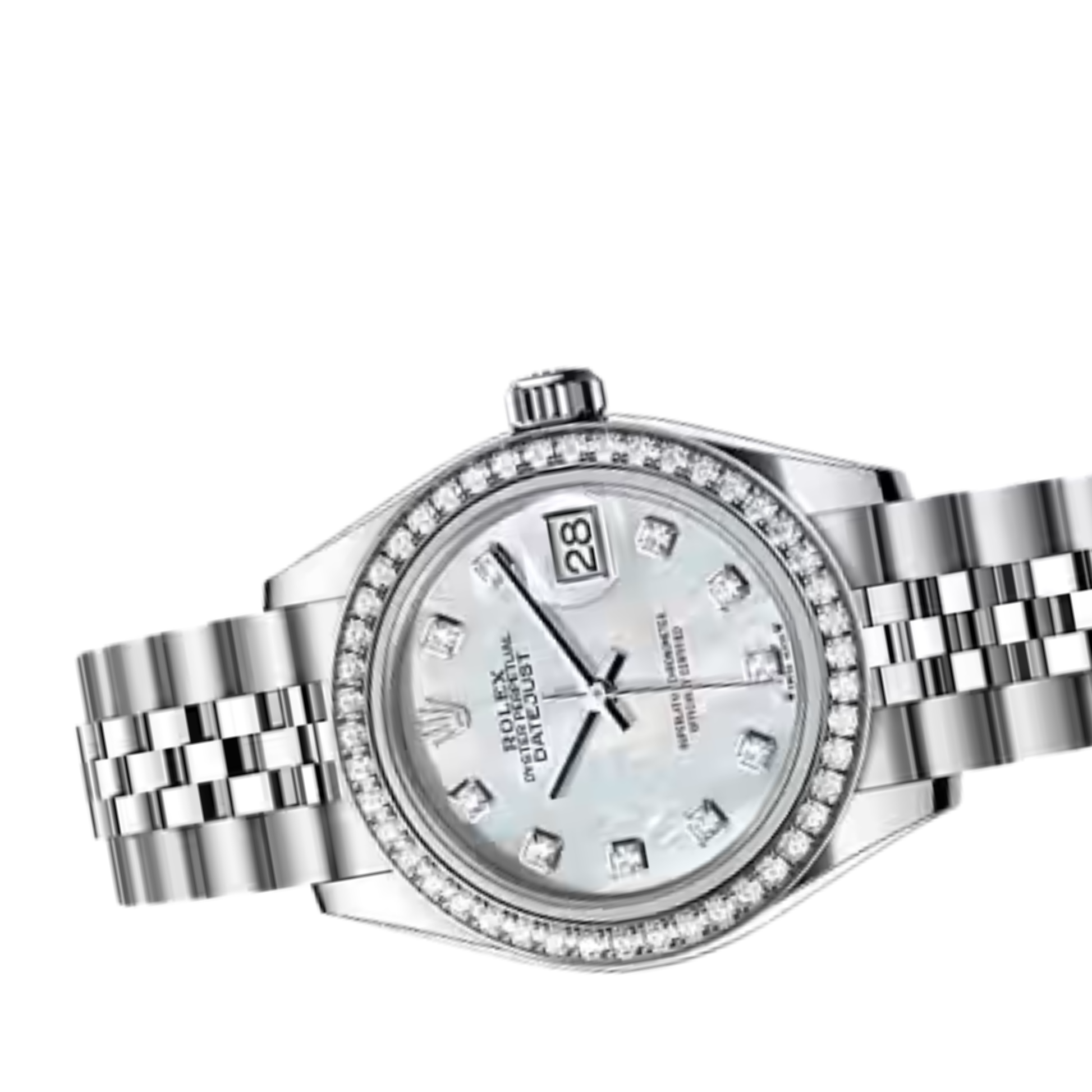 Rolex Lady-Datejust – Mother-of-Pearl Dial & Diamond Bezel - view 4