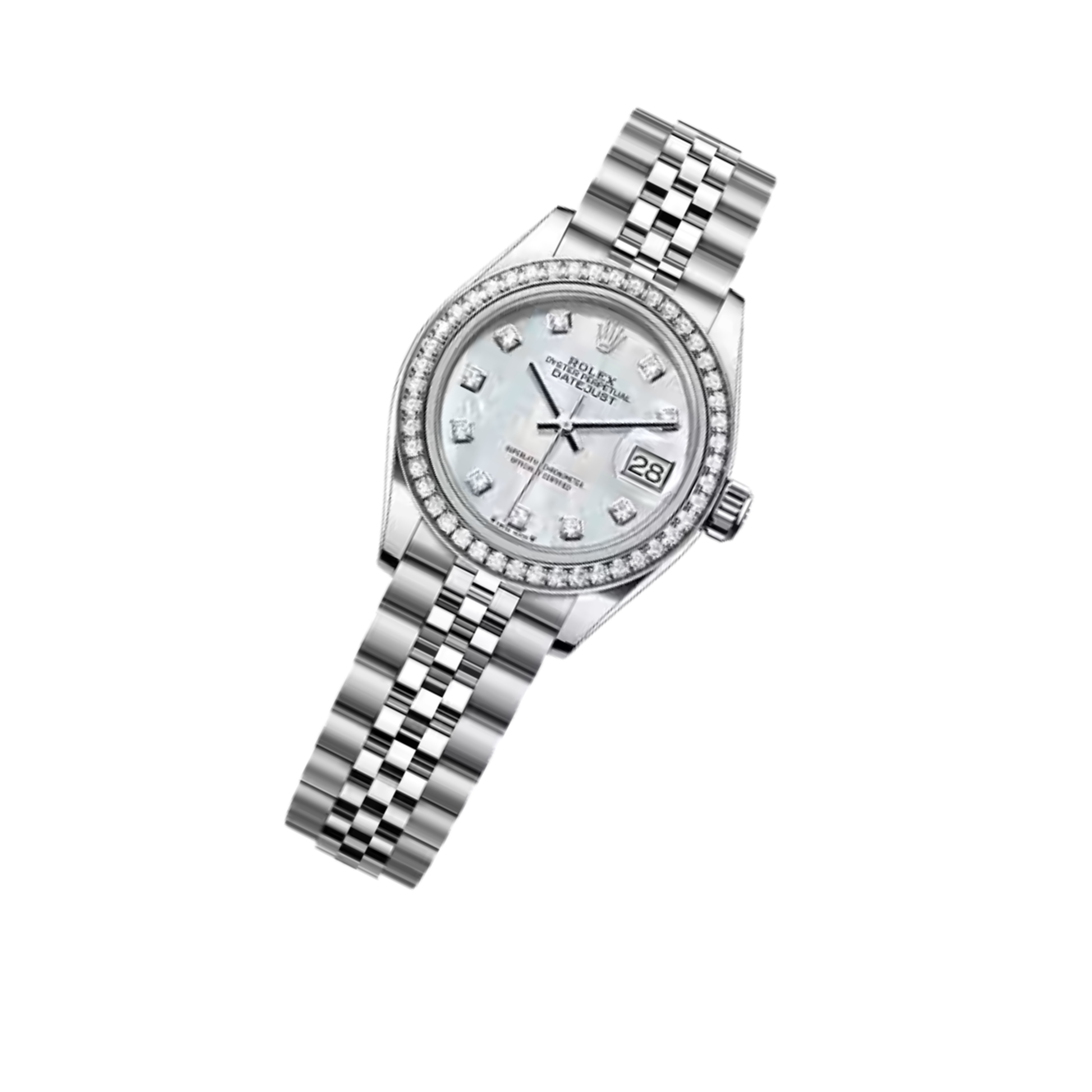 Rolex Lady-Datejust – Mother-of-Pearl Dial & Diamond Bezel - view 5