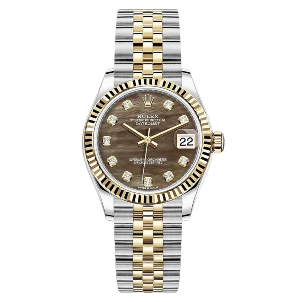 Rolex Lady-Datejust – Two Tone & Dark Grey Dial