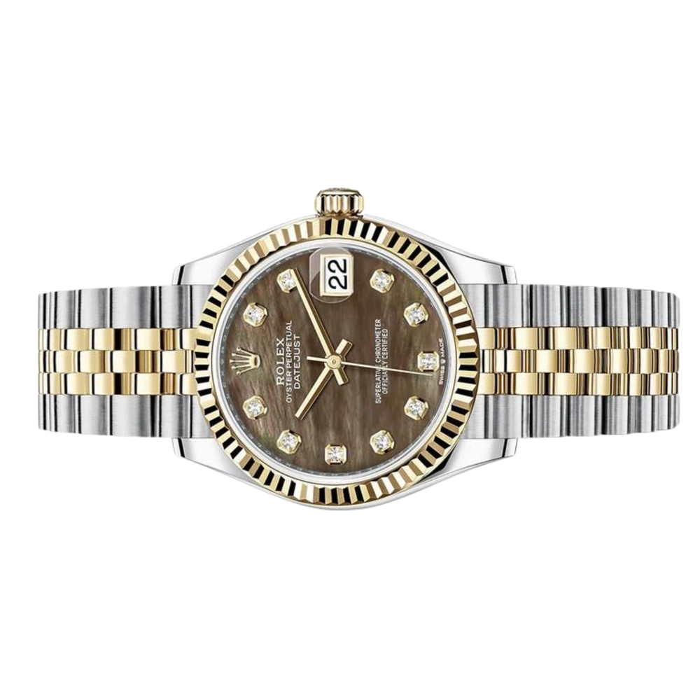 Rolex Lady-Datejust – Two Tone & Dark Grey Dial - view 2